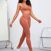 Square Neck Sport Tank and Leggings Set
