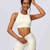 Cutout Cropped Sport Tank and Shorts Set