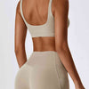 Square Neck Cropped Sports Tank Top