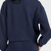 Round Neck Drop Shoulder Sports Top