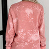 Santa Graphic Round Neck Long Sleeve Sweatshirt
