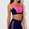 Printed Scoop Neck Back Crisscross Swim Set or Workout Set