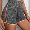 Heathered Wide Waistband Shorts