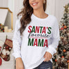 SANTA'S FAVORITE MAMA Graphic Sweatshirt